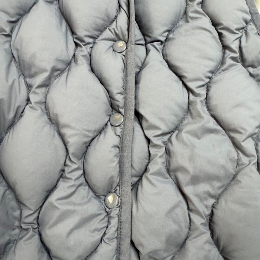 RYLEE & CRU Quilted Down Puffer Vest Boys 4-5 Gray Lightweight Warm Layer Boy - Picture 4 of 9